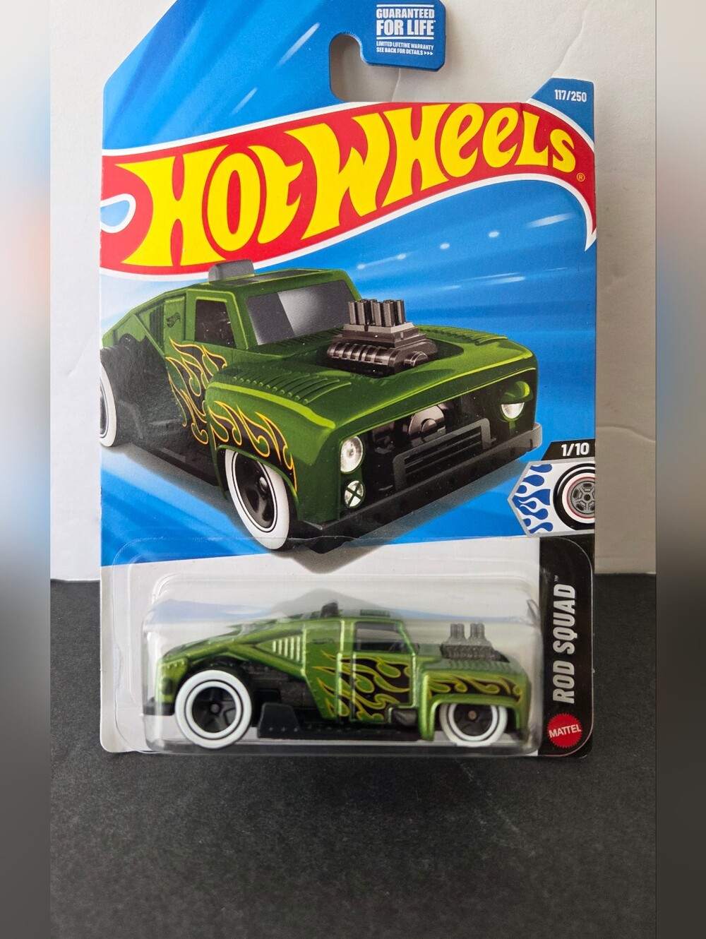 Hot Wheels Erikenstein Rod Green Flames 2026 Rod Squad 1/10 Mainline 117/250